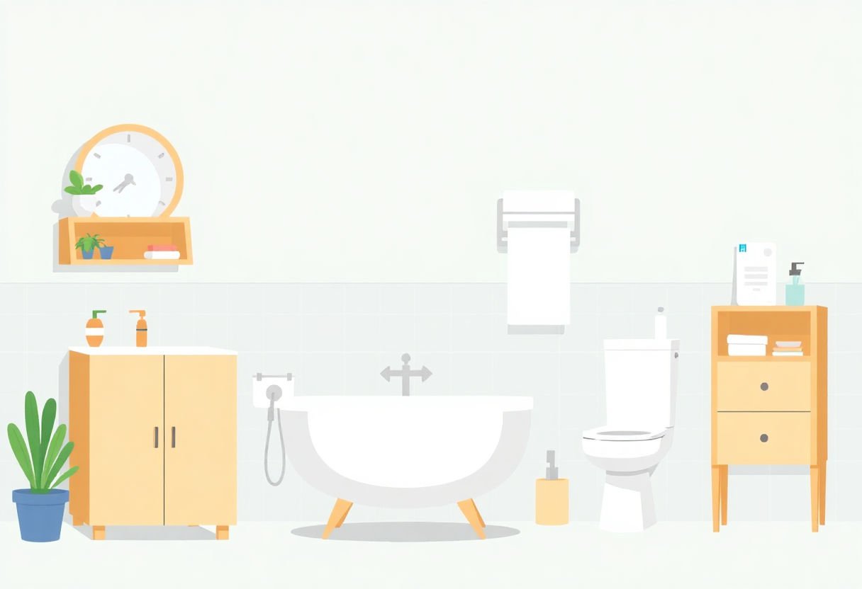 Elementi di sicurezza per mobili bagno