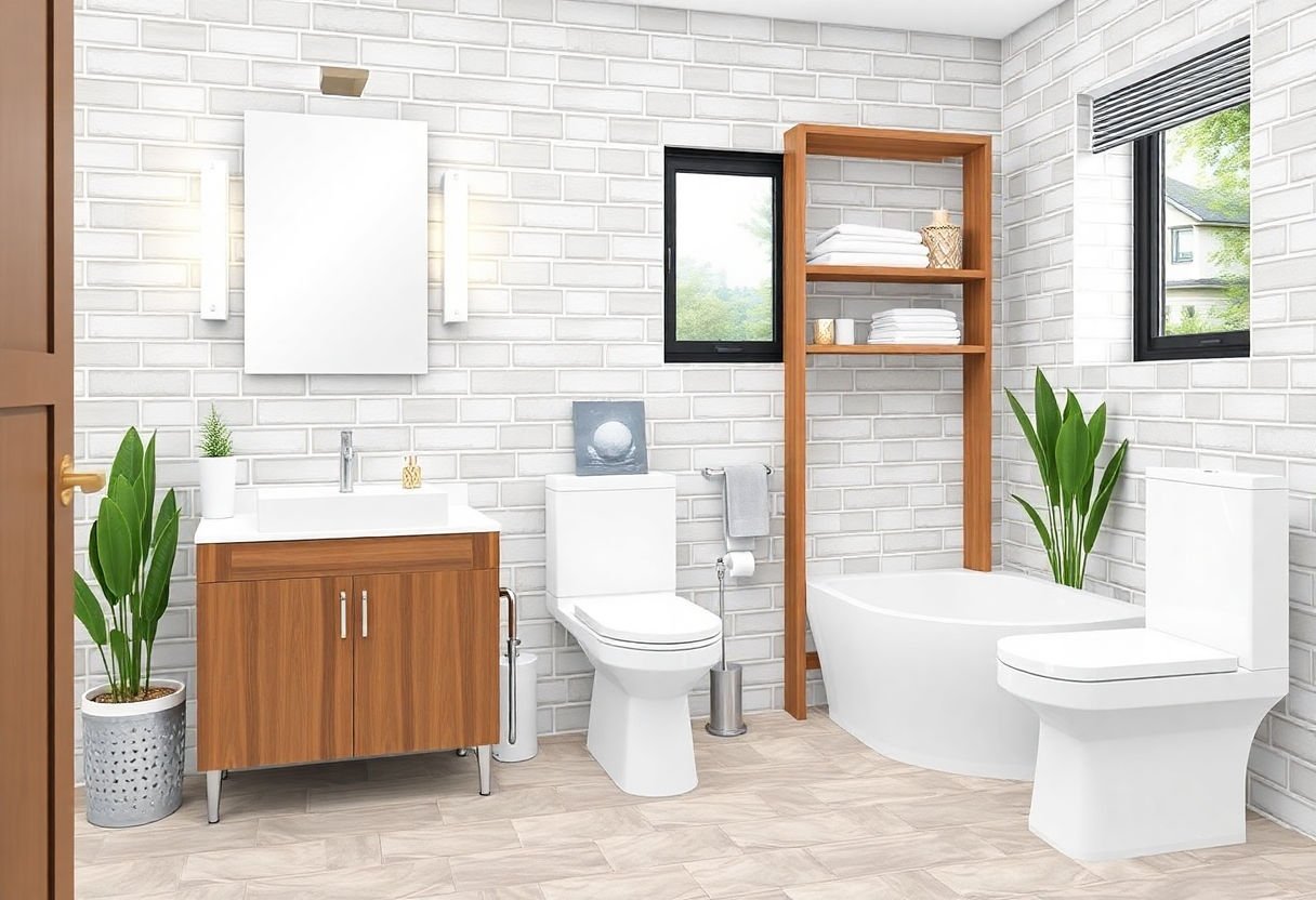 Personalizzazione dei mobili bagno compatti