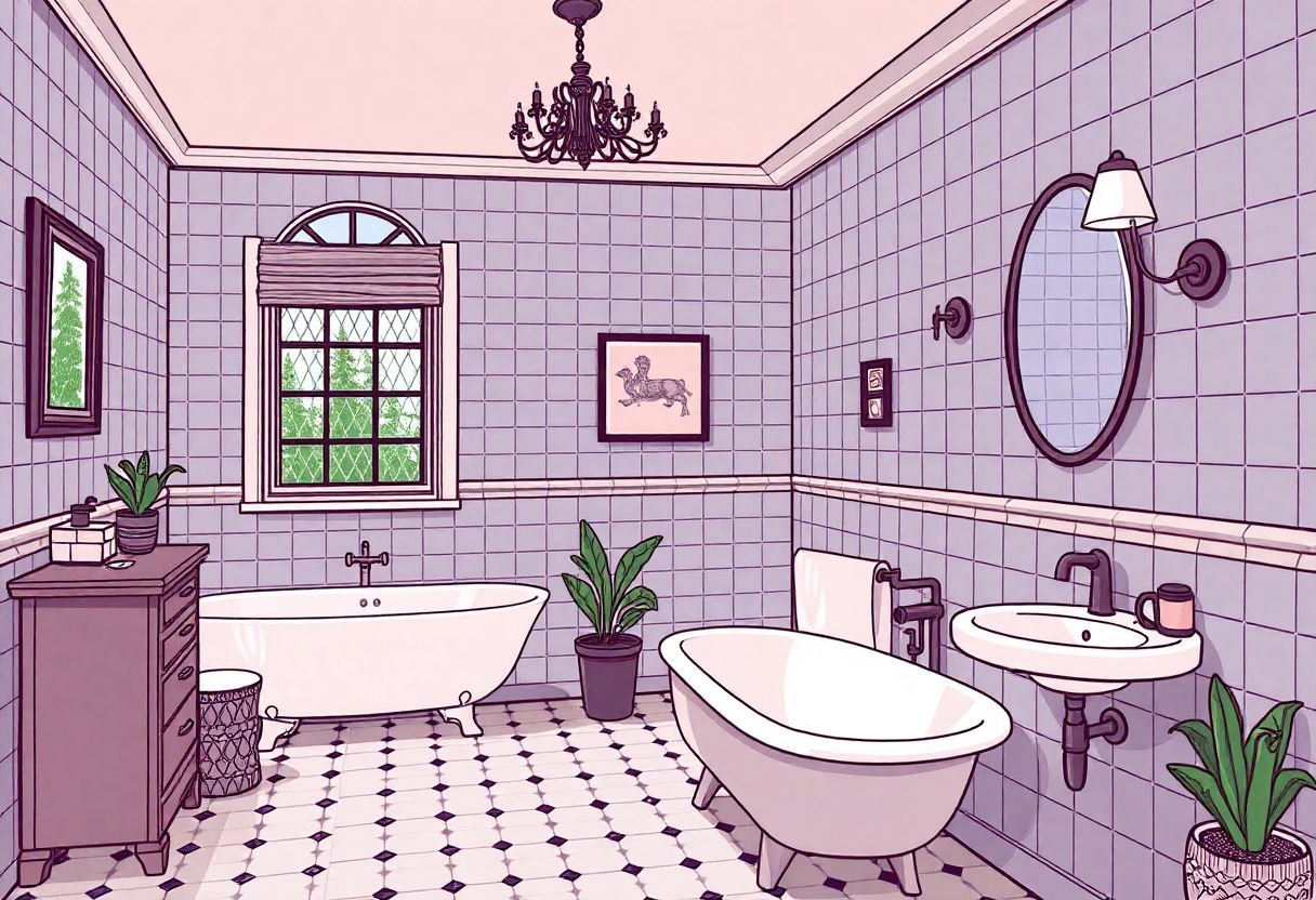Immagine della storia del design del bagno