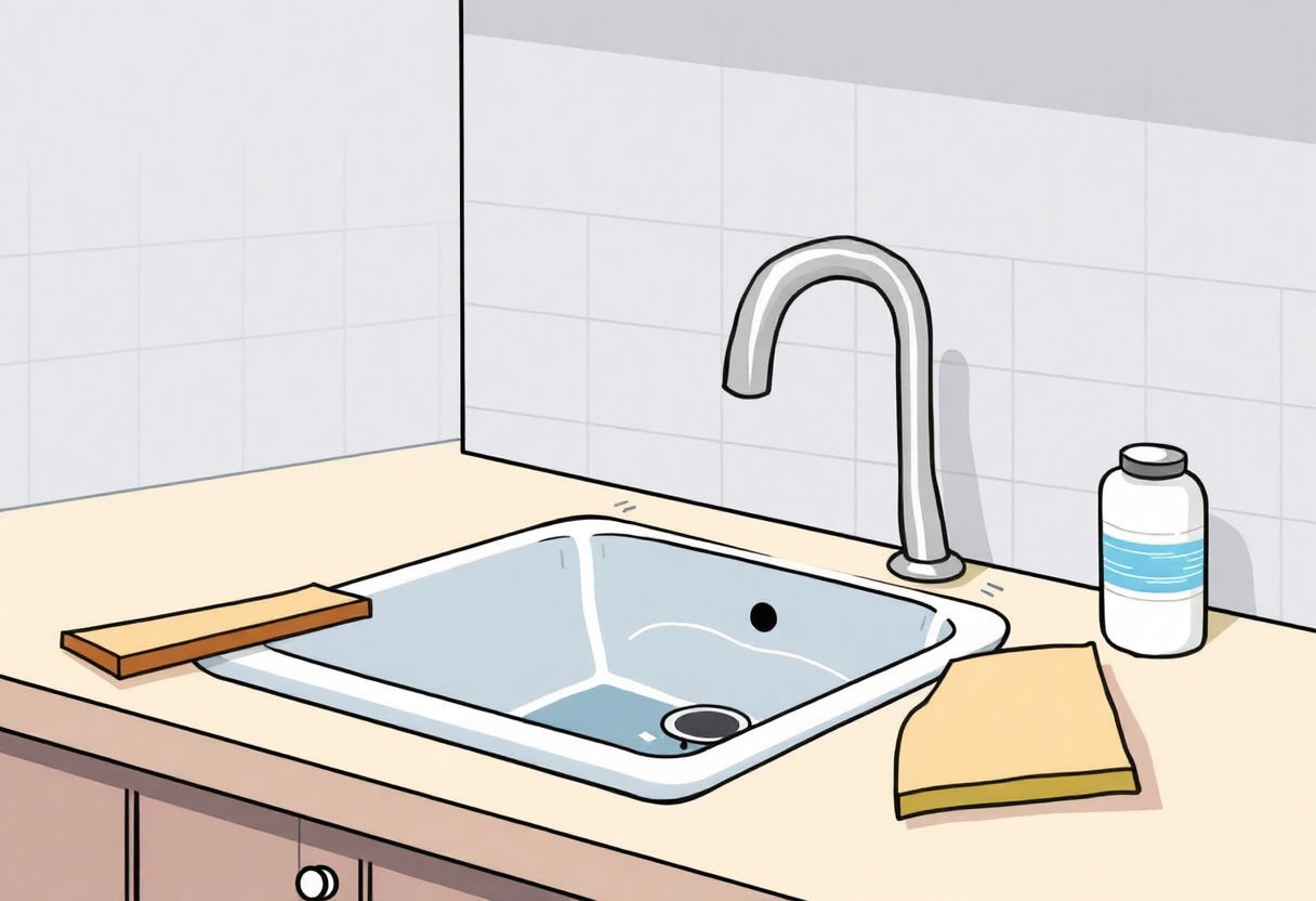 Manutenzione del lavabo da appoggio