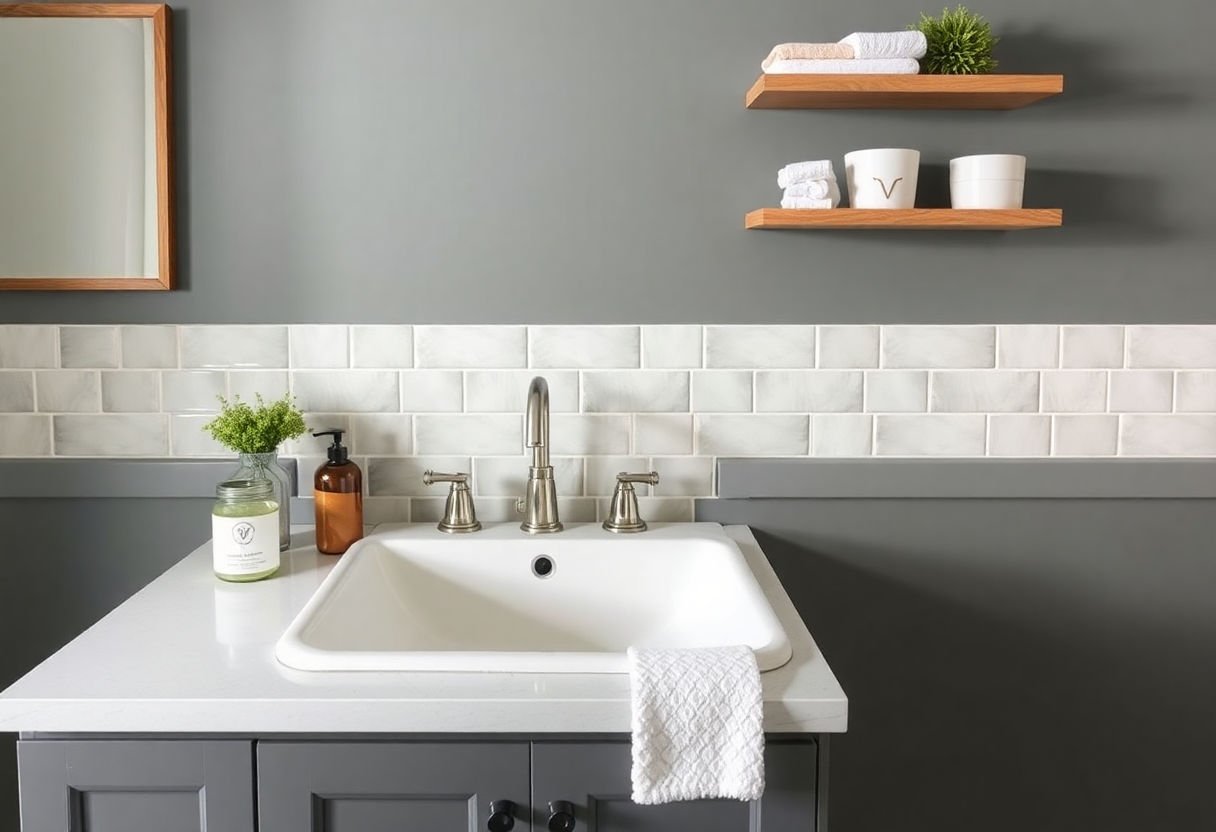 Accessori abbinati al mobile lavabo