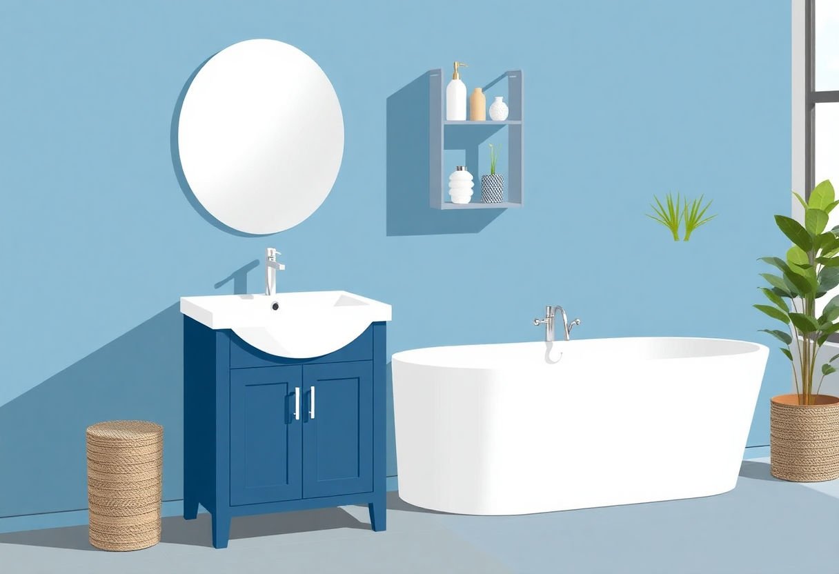 Trend di design per mobili bagno a terra