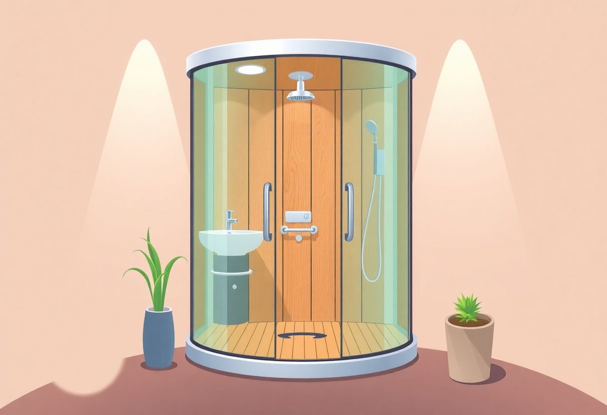 Cabina doccia moderna
